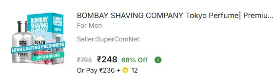 - Bombay Shaving Company Tokyo Perfume At Rs 248 Master Link -