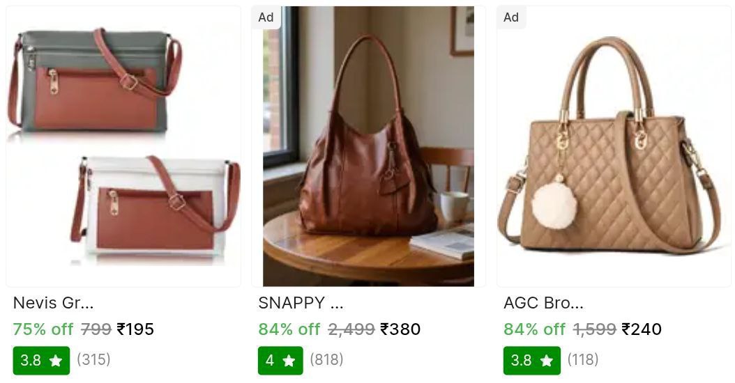 Shopsy Sling Bag Starts From 195