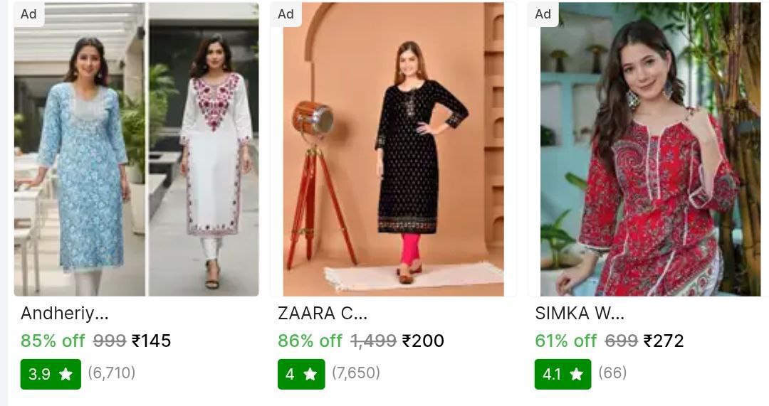 Shopsy Women S Kurta Starts From 145