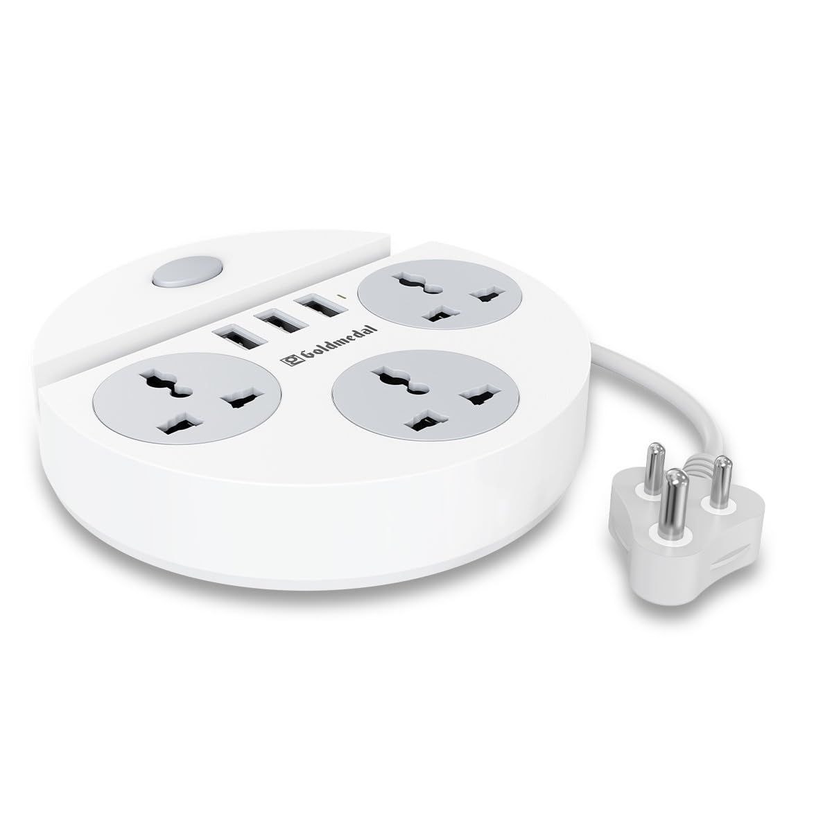 Grab 560goldmedal Zippo 1 5-meter Extension Cord 3 Usb Charging Ports Mobil