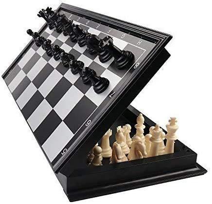 Toytastic Magnetic Educational Chess Board Set With Folding Chess Board 265