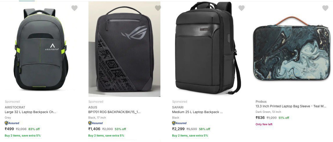 87 Laptop Bags Click Here To Join All Deals