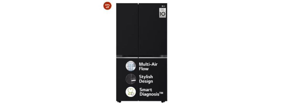 Sale Ends Tonight Lg 655 L Frost Smart Inverter Double Door Side By Side Re
