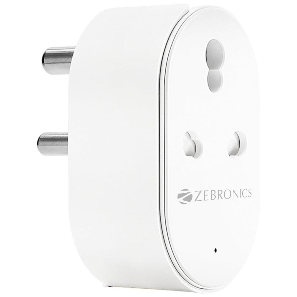 Zebronics Zeb-sp116 Smart Wi-fi Plug Compatible With Google Assistant Alexa