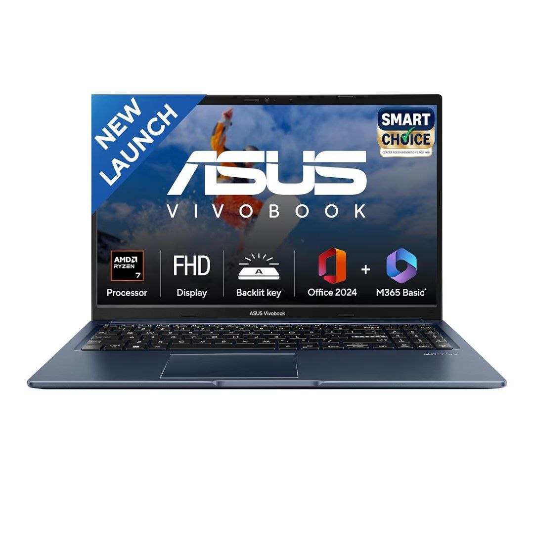 Asus Vivobook 15 Smartchoice Amd Ryzen 7 5825u 16gb Ram 512gb Ssd Fhd 15 6 