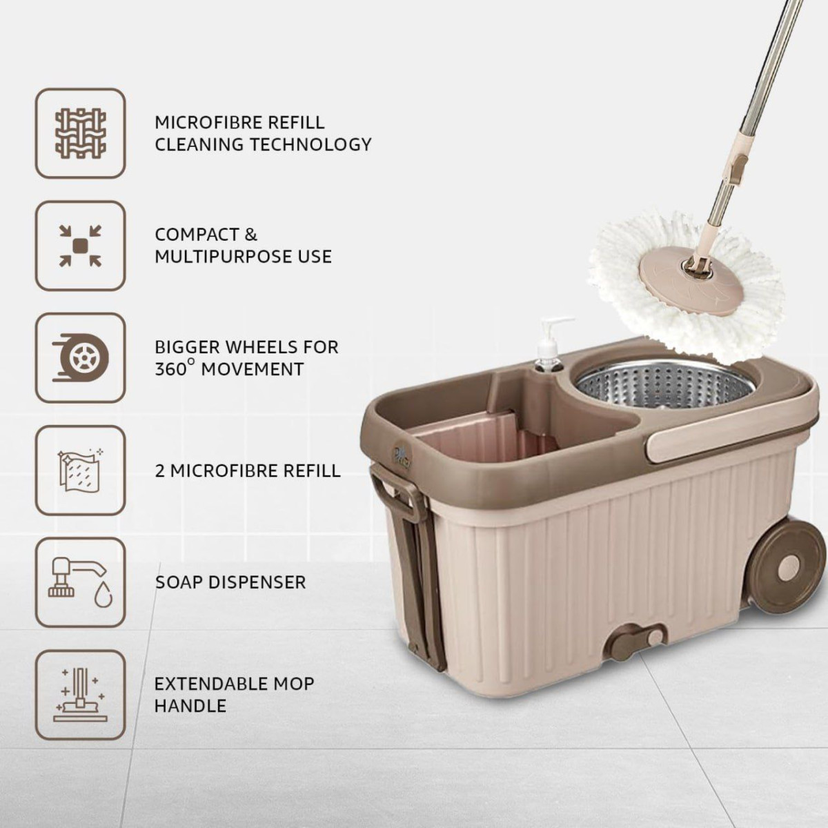 Presto Elite Steel Spin Mop 999