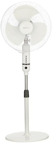 Amazon Basics High-speed Oscillating Pedestal Fan I 3 Adjust 1089 5299