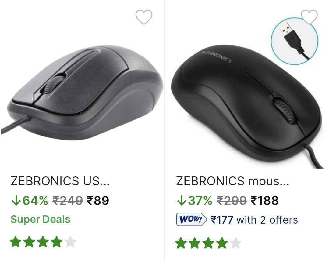 Flipkart Zebronics Mouse Deals 99 Click Here To Join All Deals