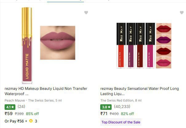 Rezmay Lipstick 85 Starts At 59