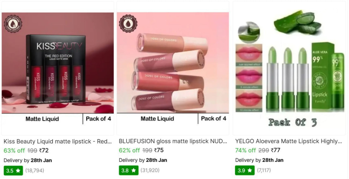 Shopsy Loot Deals Under 199lipstick Mobile Speaker Men S Watch Water Bottle