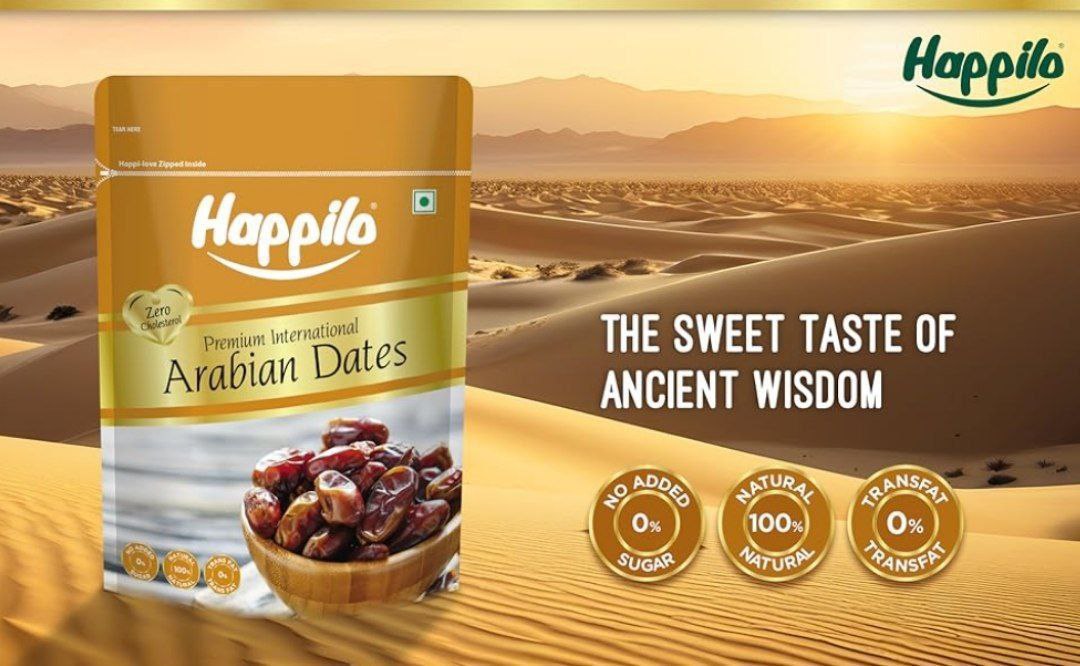 Hqppilo Premium Natural Dry Fruits Dates 500g 108 ( May Vary) Min Buy 2