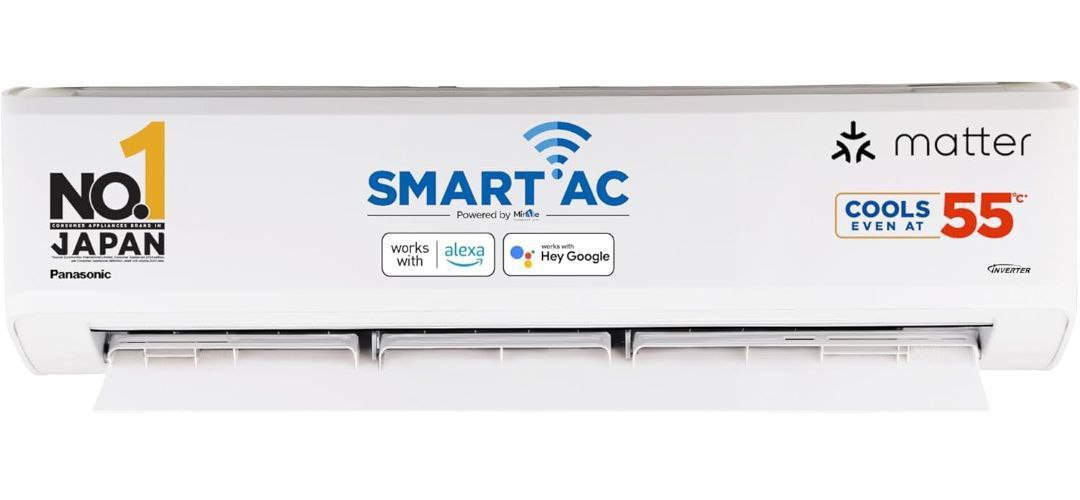 Panasonic 1 5 Ton 5 Star Premium Wi-fi Inverter Smart Split Ac (matter Enab