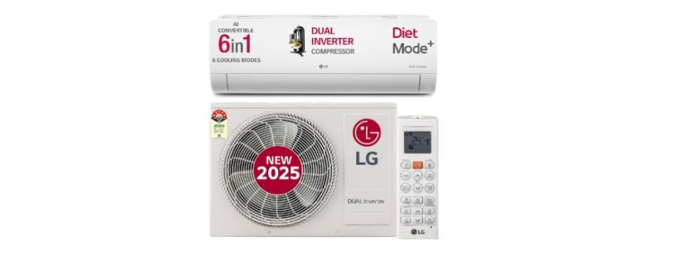 Lg 1 5 Ton 5 Star Dual Inverter Split Ac (copper Ai Convertible 6-in-1 Vira