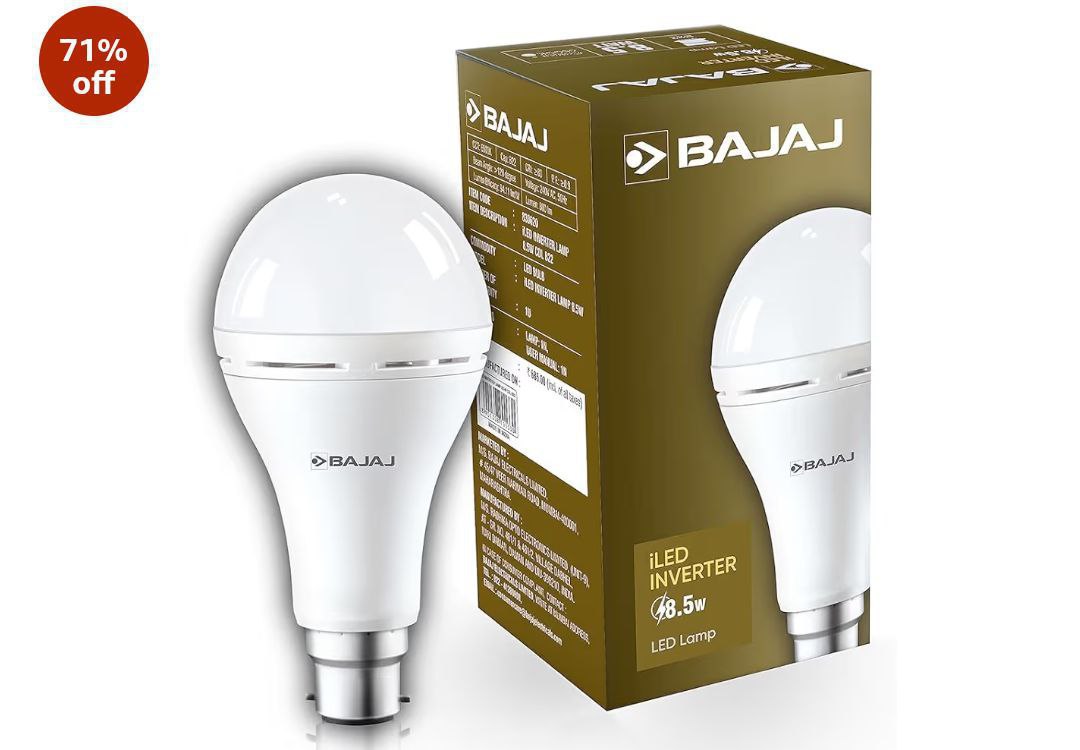 Bajaj 8 5w Emergency Led Bulb At 199