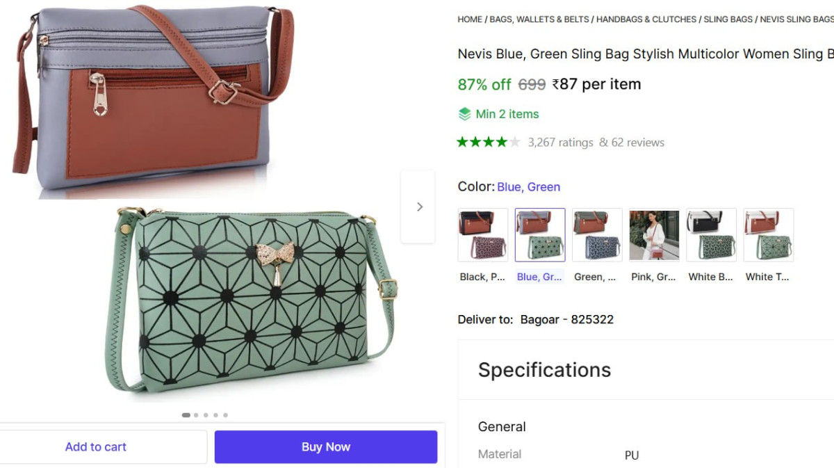 Women Stylish Sling Bag 87min Buy 2 Qty More Deals Click Here Must Read