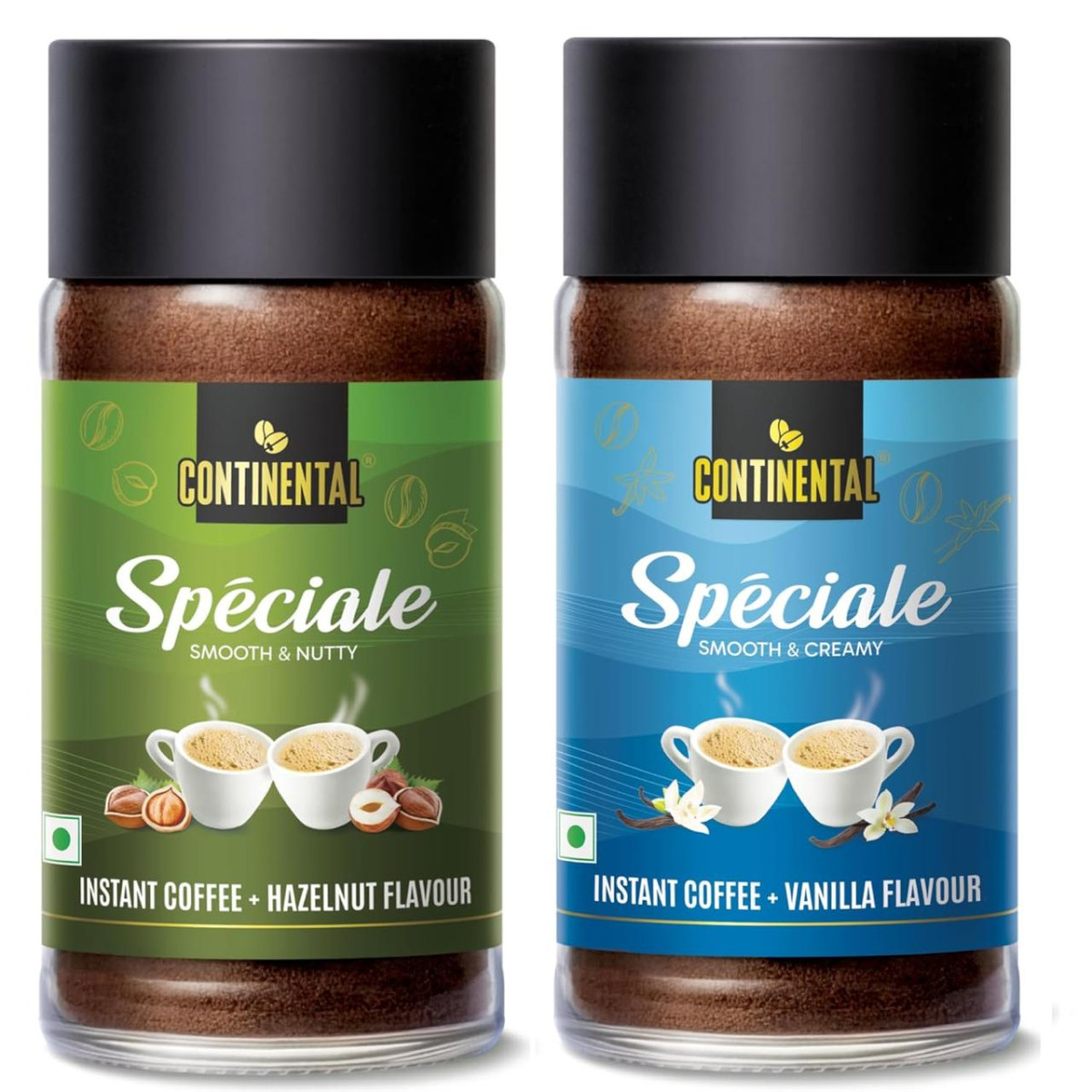 Continental Speciale Flavoured Coffee Combo Hazelnut Vanilla Makes 50 Cups 
