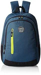 Grab 299gear Navy Blue And Green Casual Backpack (bkpecobp40503)