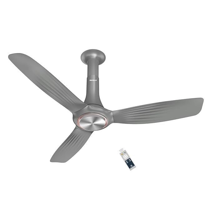 Havells 1200mm Inox Underlight Bldc Ceiling Fan Remote 3999 May Vary