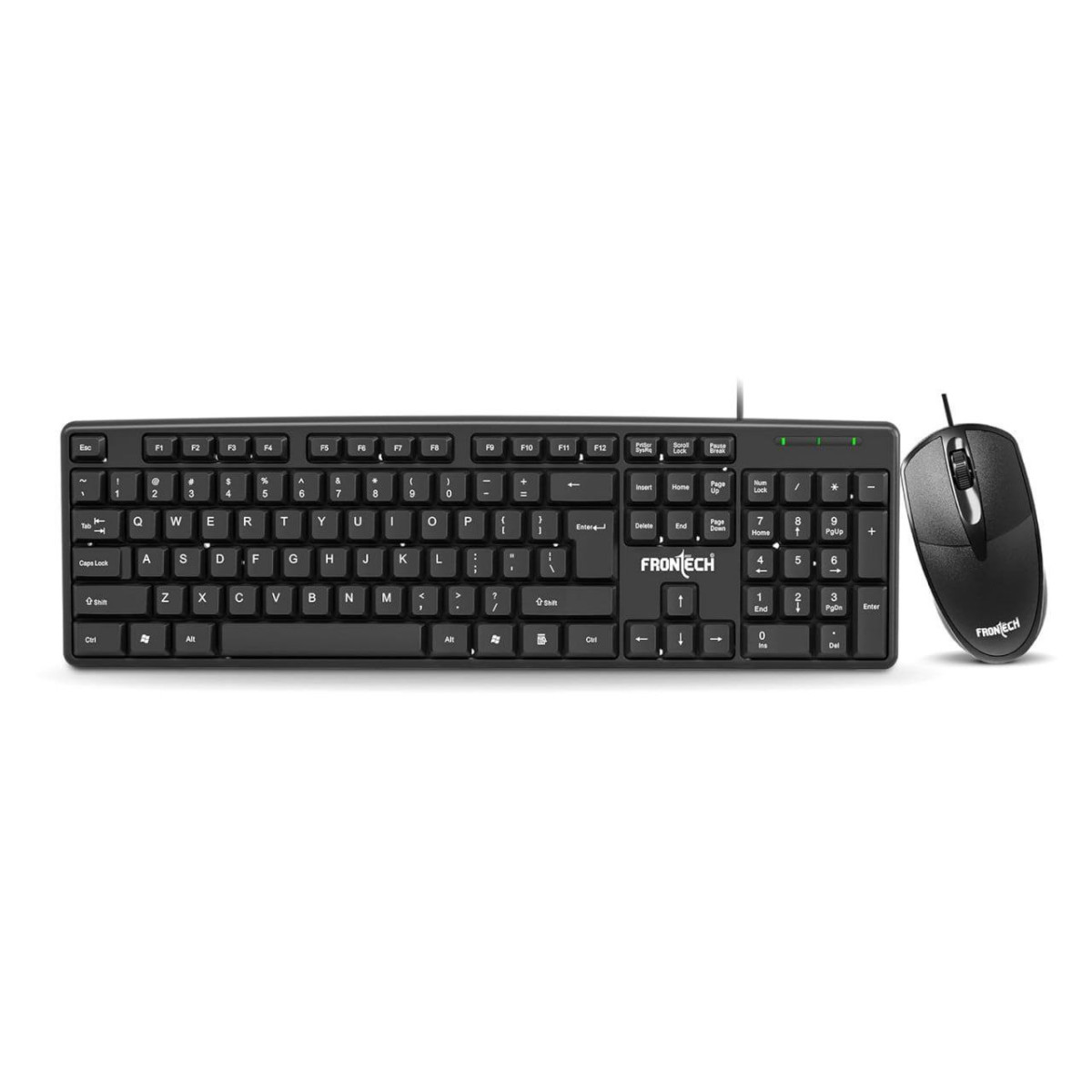 Frontech Wired Usb Keyboard And Mouse