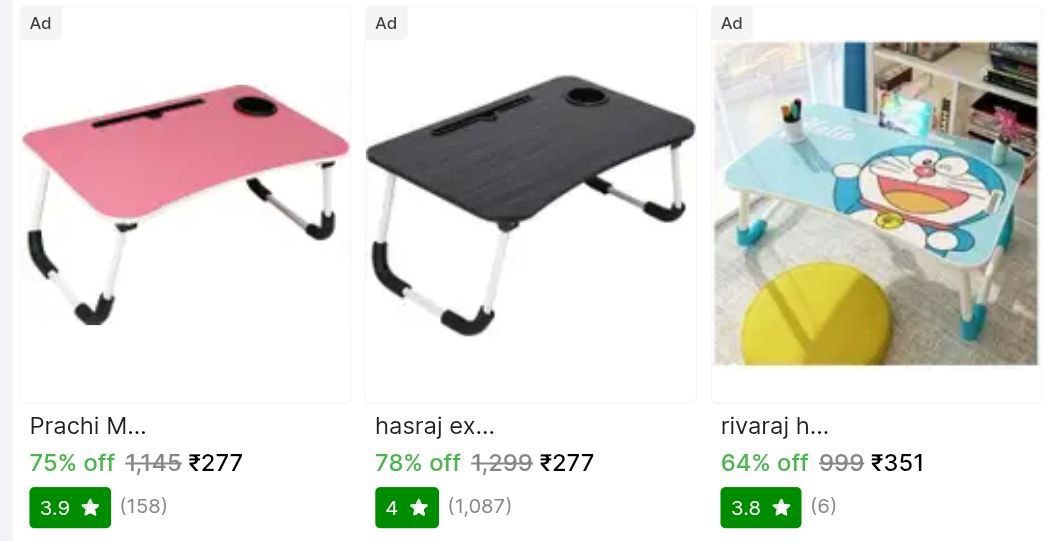 Shopsy Study Tables Starts From 277
