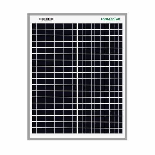 Loom Solar Panel 20w-12v For Home Lighting System Diy Projects