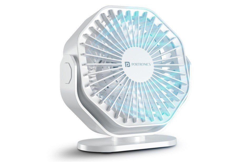 Portronics Chill On Mini Type-c Powered Table Hanging Fan