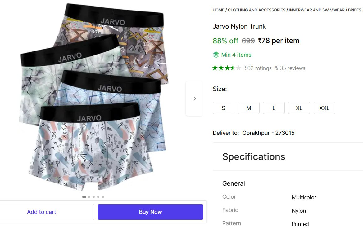 Jarvo Nylon Trunk 78min Buy - 4 More Deals Click Here Must Read
