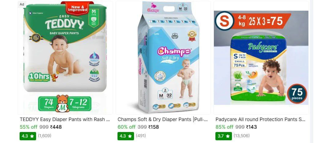 Babycare Bestsellers Starts From Rs 143