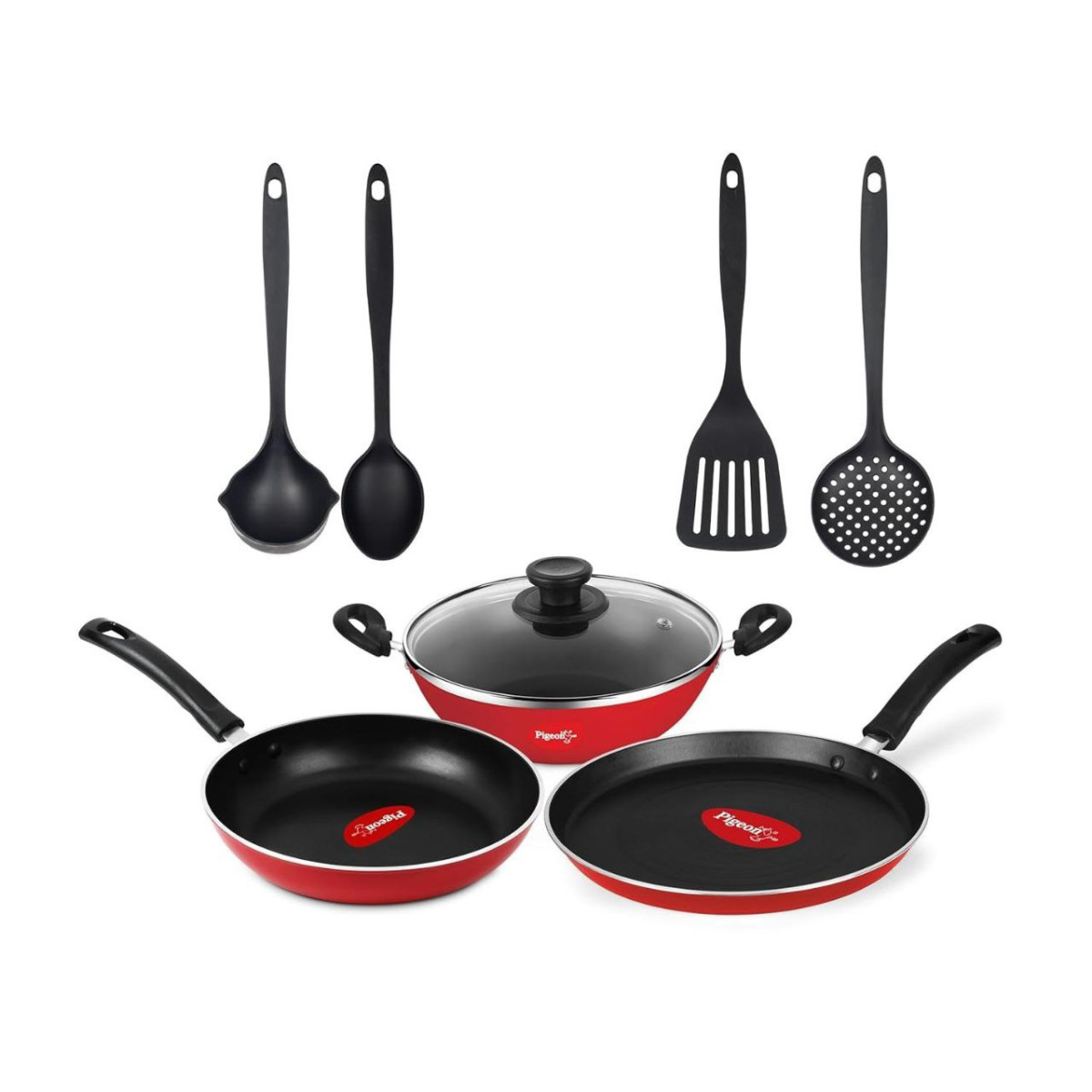 Pigeon Mio Non Induction Base Nonstick Aluminium Cookware Gift Set 949