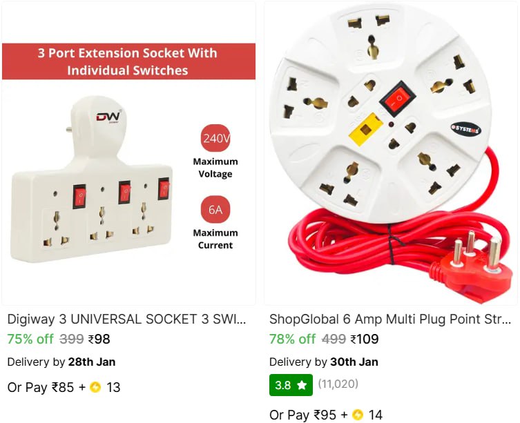 Extension Board 98use Supercoins For Extra Discounts