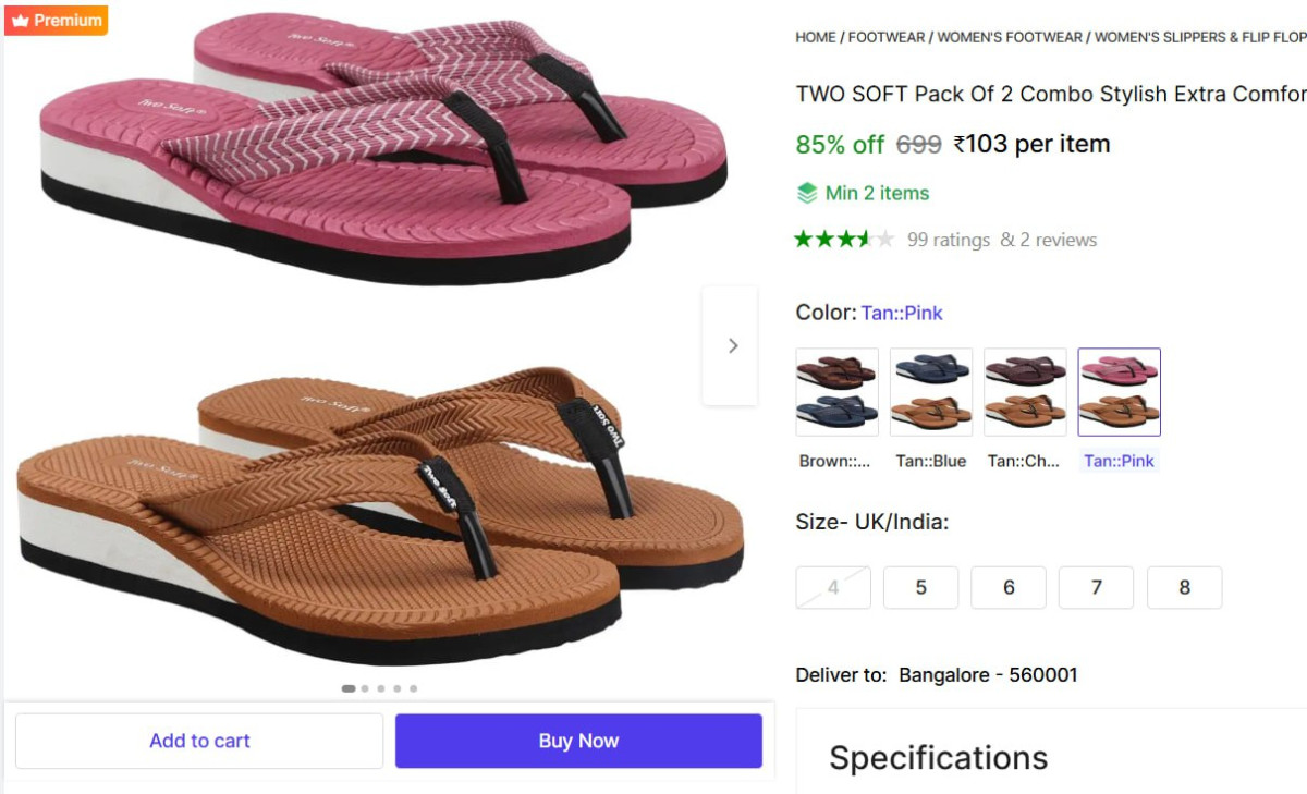 Soft Dailywear Slippers 103min Buy - 2 More Deals Click Here Must Read