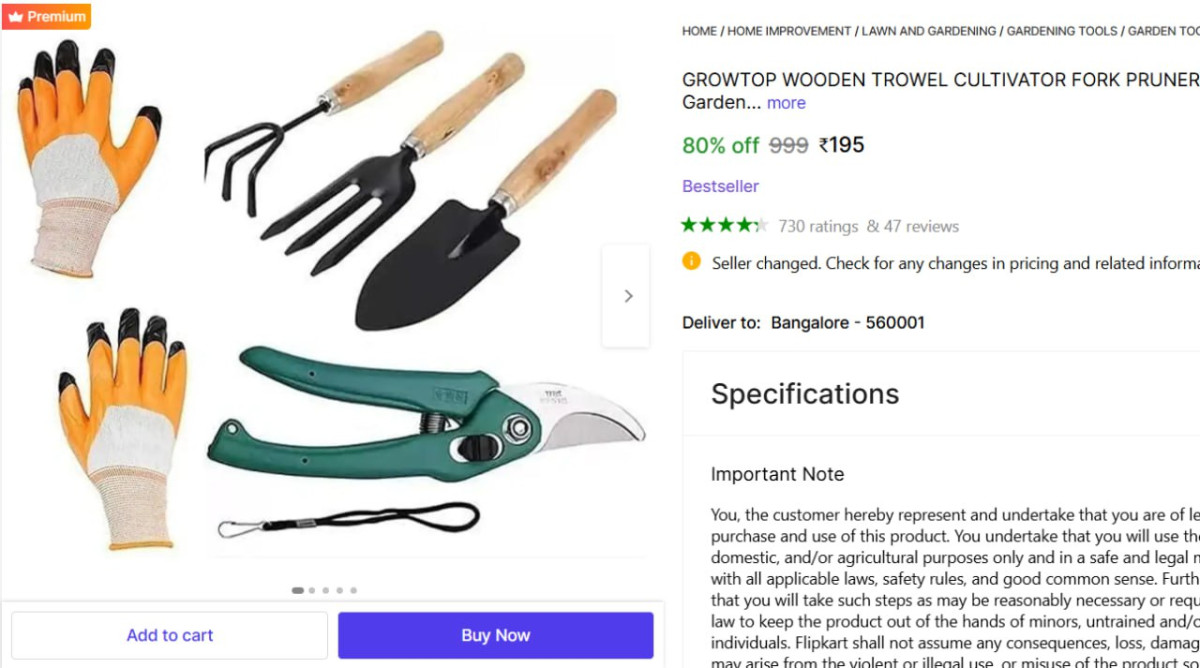 Gardening Tool Kit (pack Of 5) 195 More