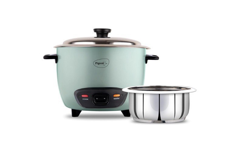 Pigeon Inox Rice Cooker With Single Pot 1 Litres 1899