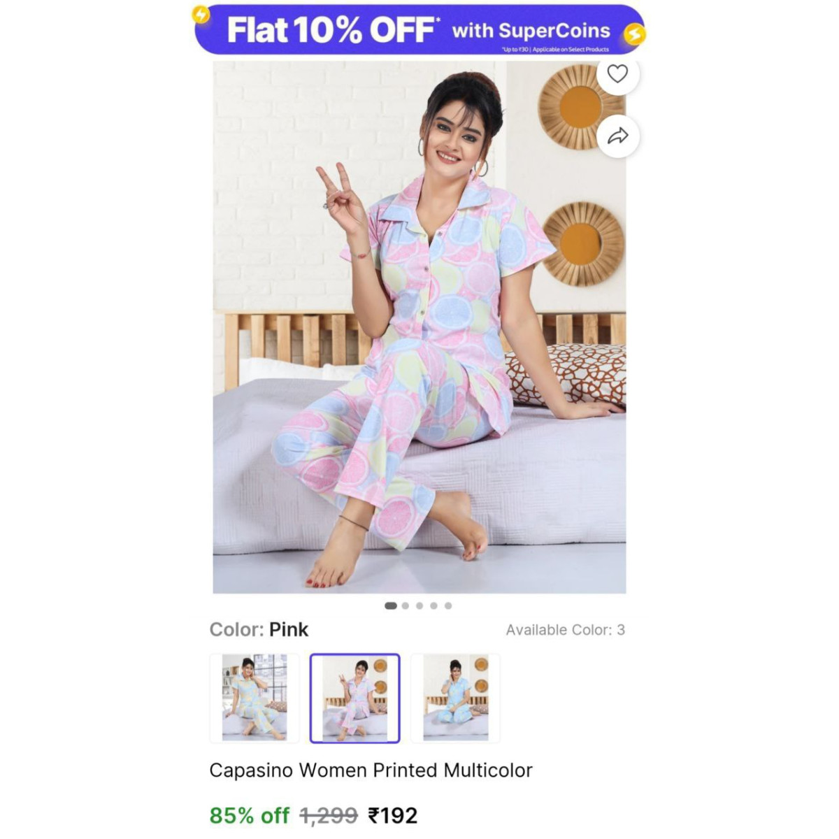 Women S Night Suit Set 192