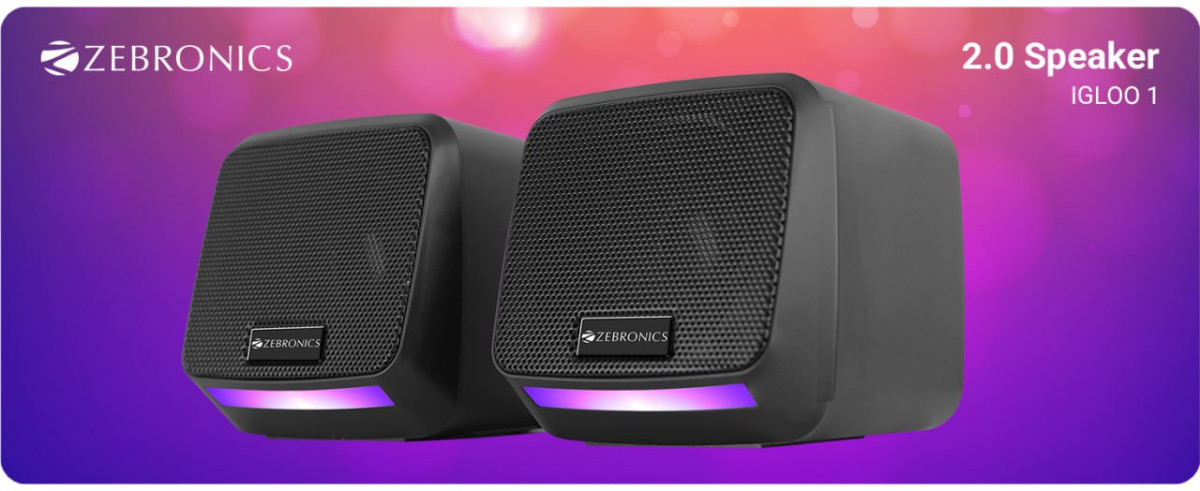 Zebronics Igloo 1 2 0 Usb Computer Speakers 399