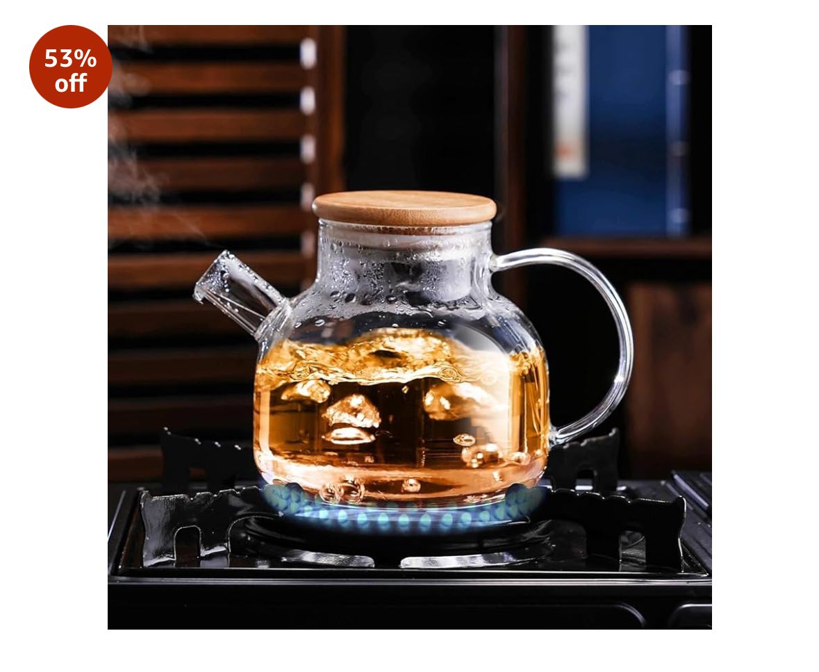 Grab Tea Kettle With Bamboo Lid 1000ml At 464