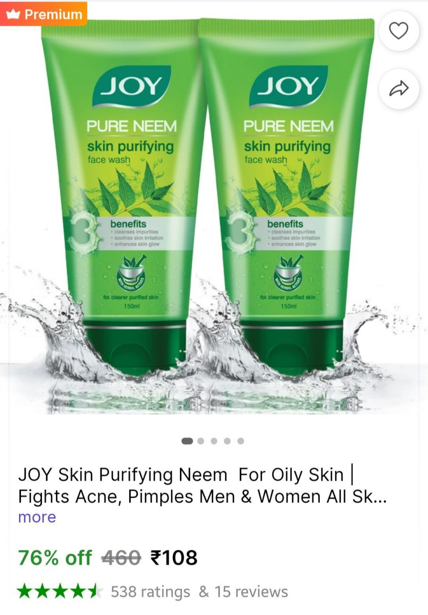 Neem Face Wash (300 Ml) 108