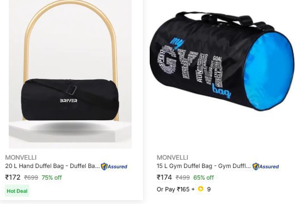 Gym Duffel Bags 172