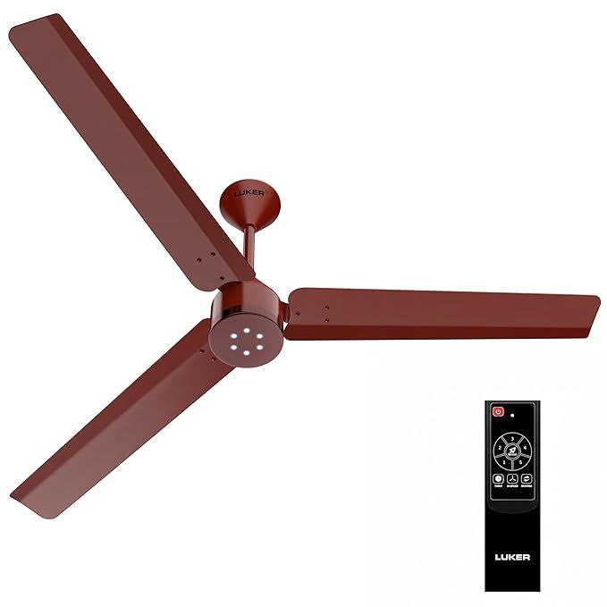 543luker Size Zero 1200 Mm Bldc Ceiling Fan With Remote Control
