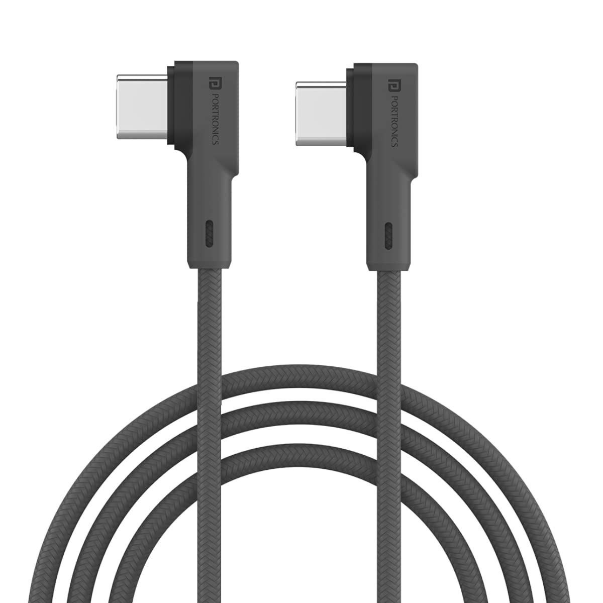 Portronics Konnect L 60w Pd Type C To Type C Mobile Charging Cable 129