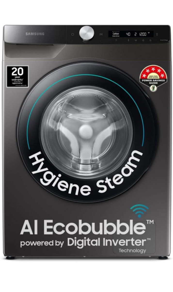 Samsung 8 Kg 5 Star Ai Control Ai Eco Bubble Wi-fi Fully Automatic Front Lo