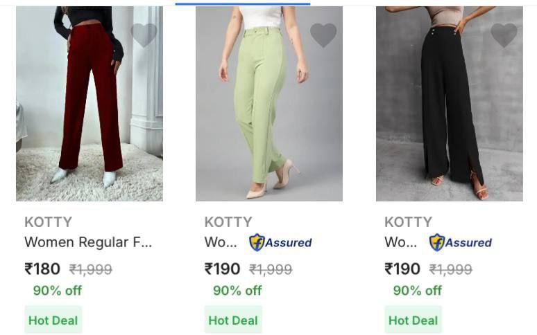 Loot Kotty Women Trousers From 180 -