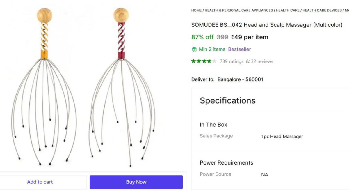 Head And Scalp Massager 49