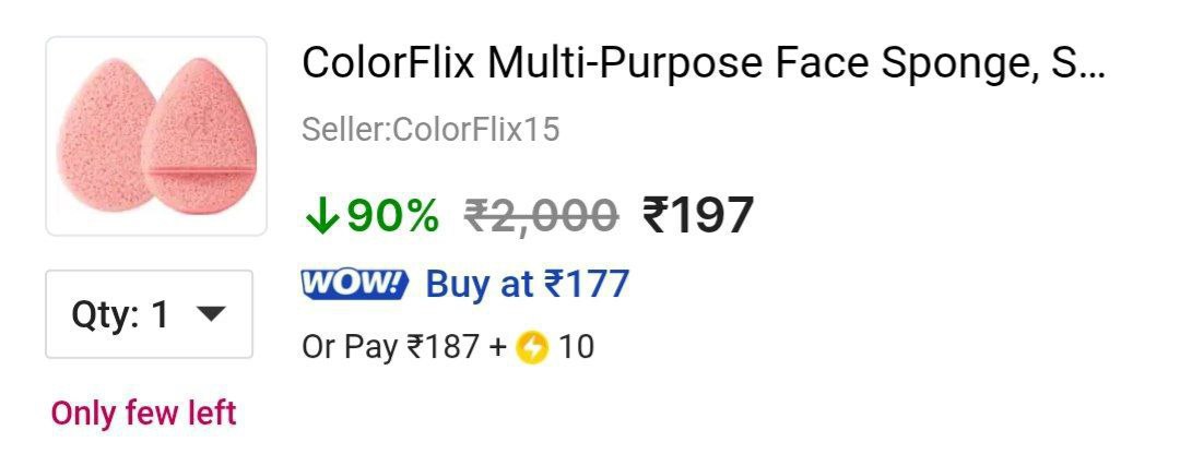 Loot Colorflix Multi-purpose Face Sponge 197masterlink 90 On Colorflix Prod