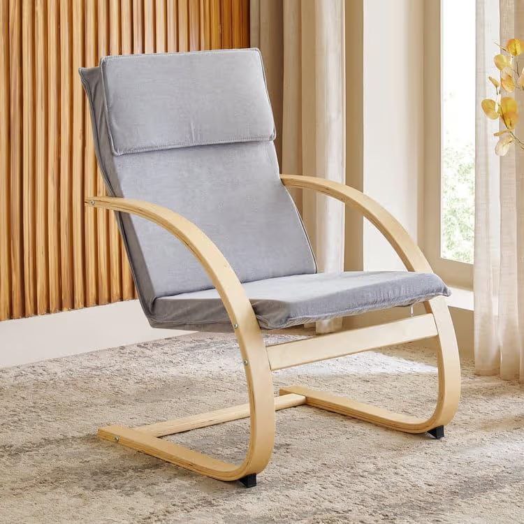 Home Centre Paulo Fabric Accent Chair - Grey 4999regular 5999