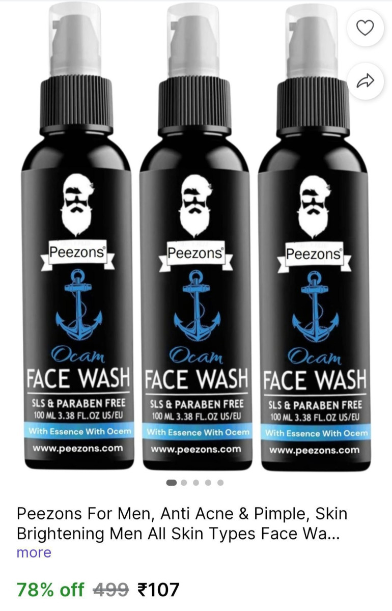 Face Wash Combo (300 Ml) 107