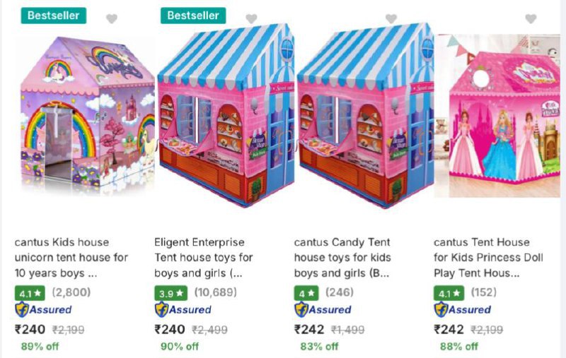Loot Kids Play Tent House Starts At Rs 240