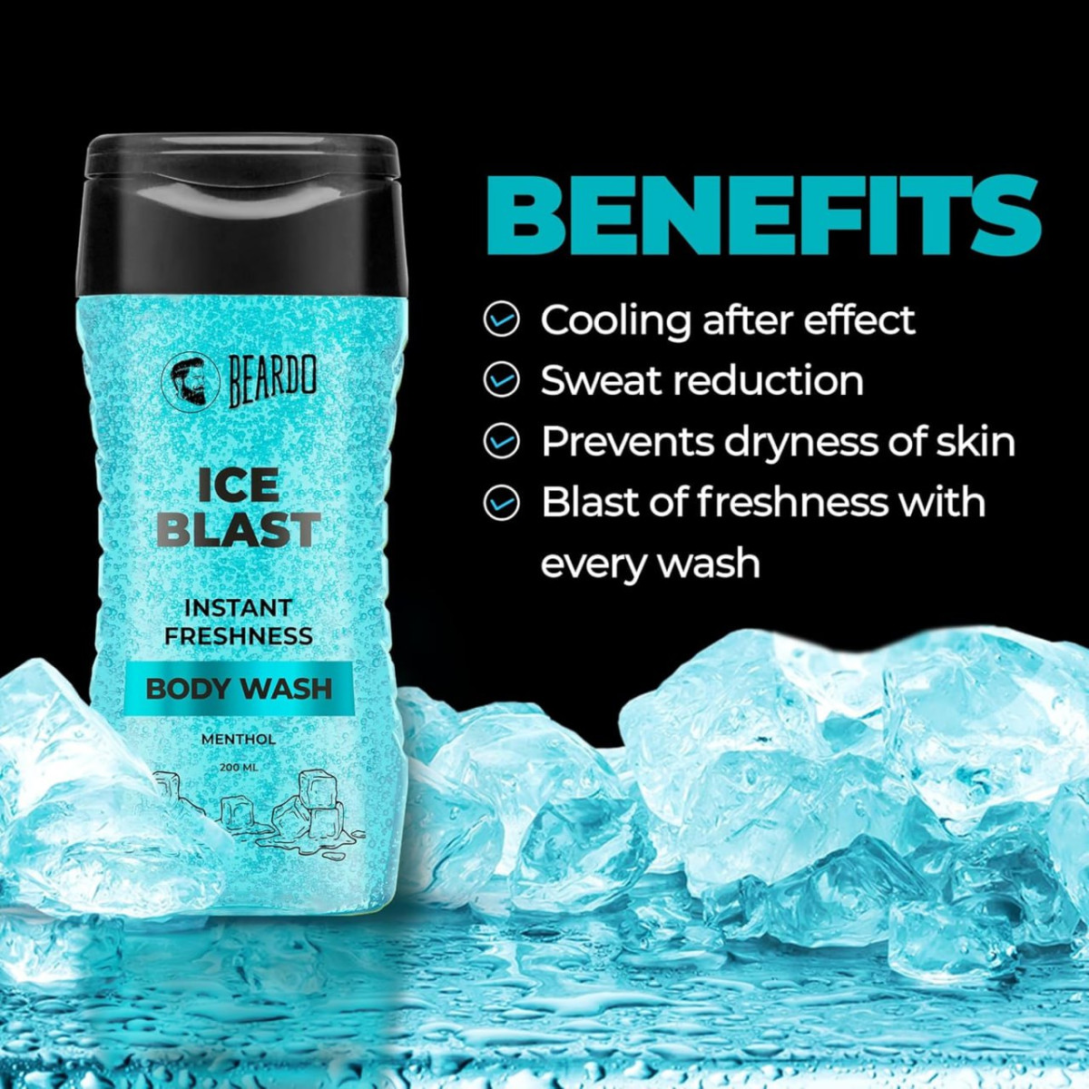 Beardo Ice Blast Body Wash For Men 200ml 149