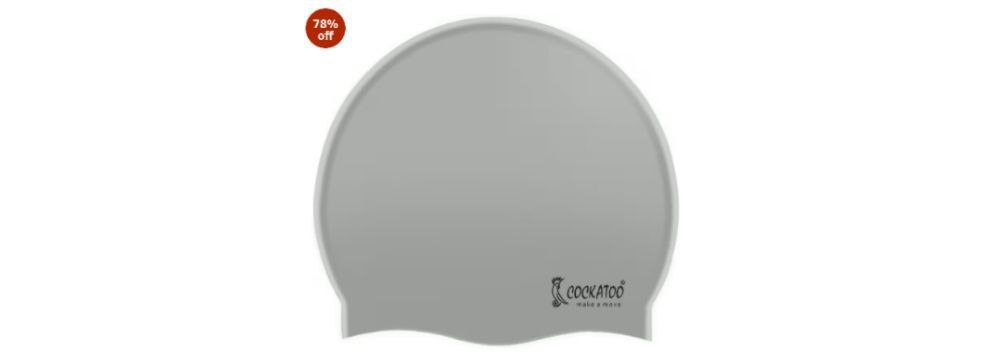 Cockatoo Sc01 Rubber Swimming Cap For Adults Swimming Cap 66 Reg 149