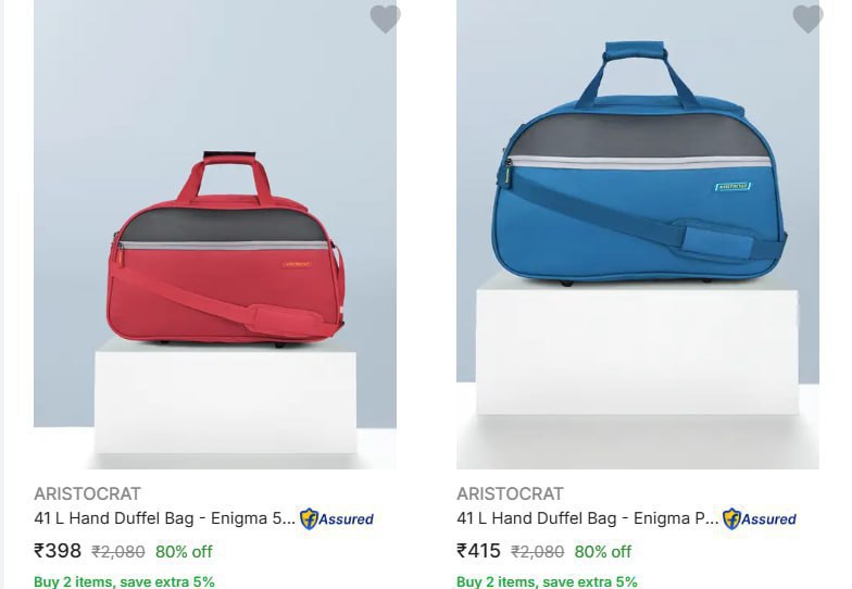 Aristocrat Duffel Bags 80 Starting 398